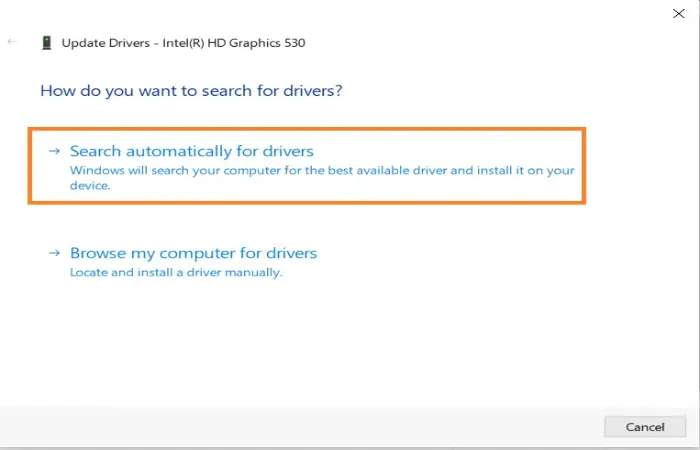 Driver Automaticaly