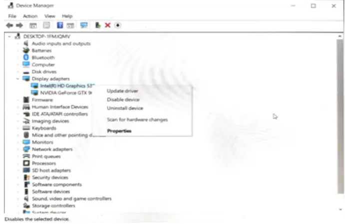Step 3 to update graphics driver