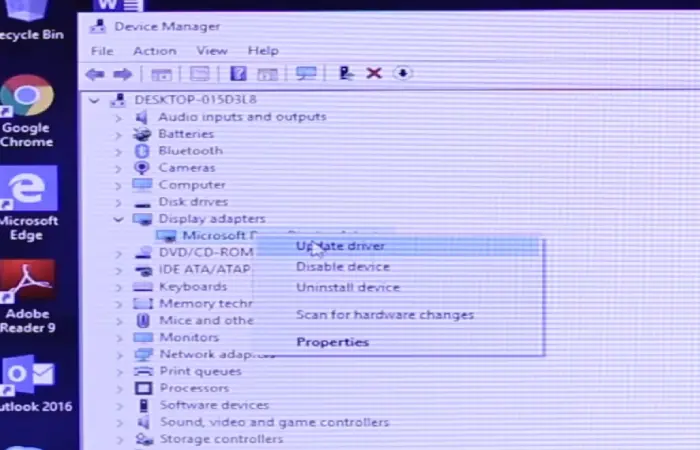 laptop screen flickering: Updating Graphics Driver