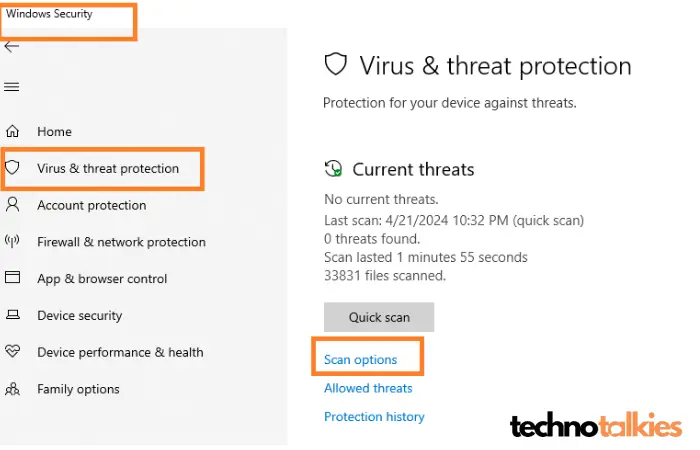 Virus Threat and Protection