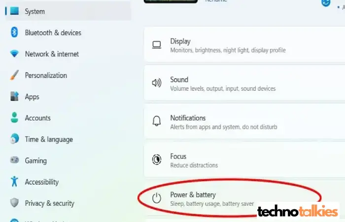 Optimize laptop battery life