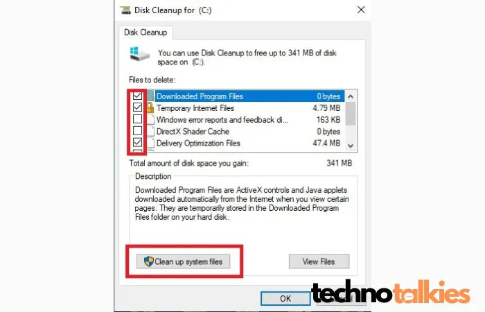 Windows Builtin Disk CleanUP