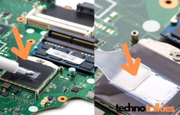 How to apply new thermal paste in laptop