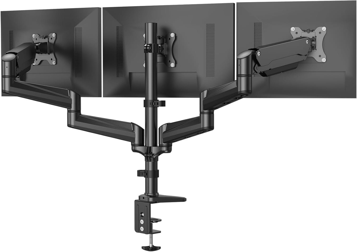 HUANUO Triple Monitor Mount for 17 to 32 inch Screens