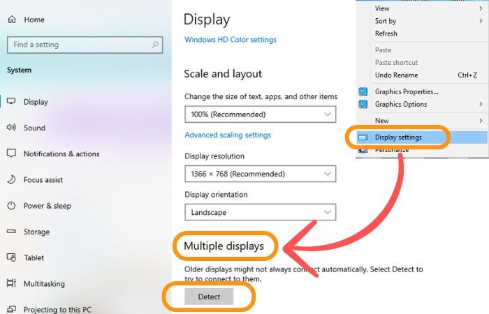 Connect multiple monitors to a laptop